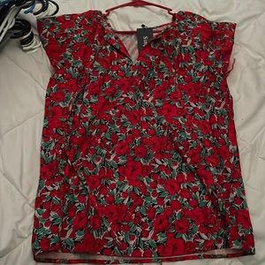 Women’s shirt with red roses